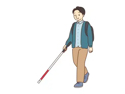 白杖歩行