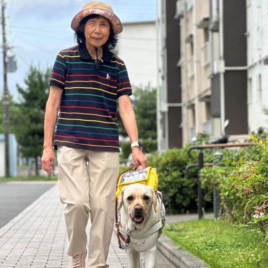 小倉 惠子さん&盲導犬イロリのイメージ画像